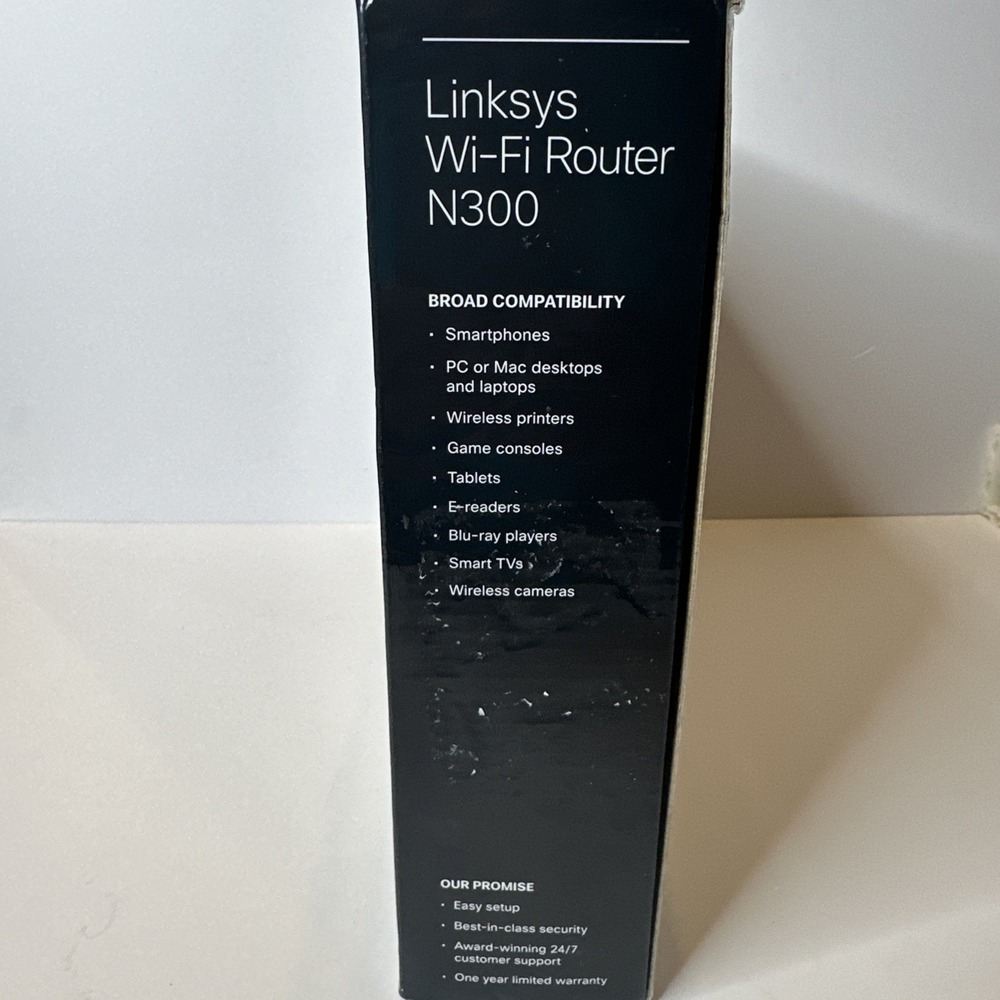 Cisco Linksys X2000 N300 All-in-One Wi-Fi Router w/ ADSL2+Modem 3-Port 10/100 - Picture 4 of 8